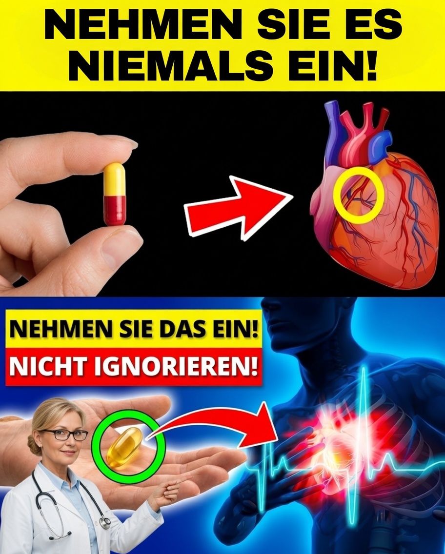 DIESES BELIEBTE NAHRUNGSERGÄNZUNGSMITTEL KANN IHREM HERZEN SCHADEN: 9 gefährliche Nahrungsergänzungsmittel, die Sie vermeiden sollten