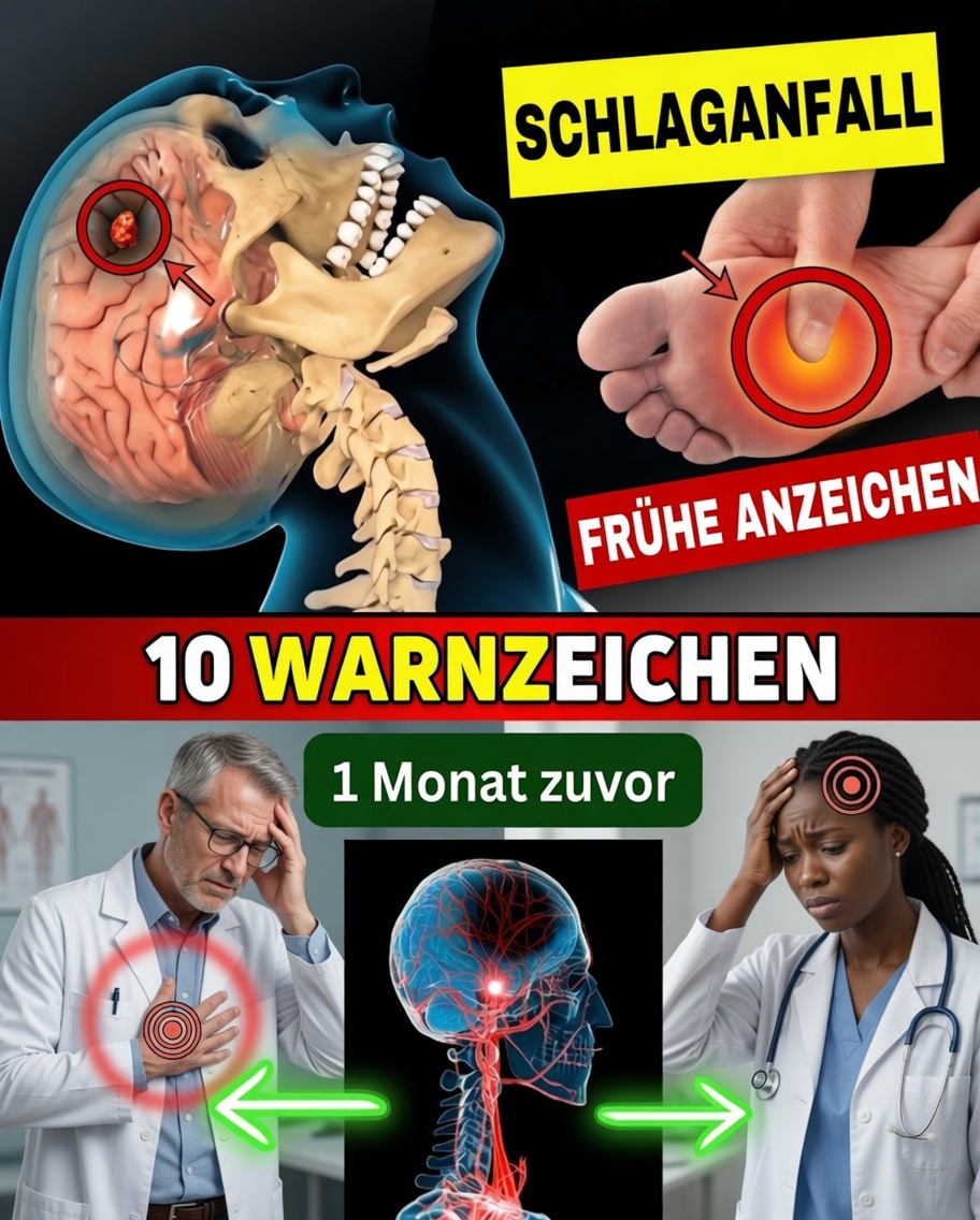 8 Frühe Warnzeichen eines Schlaganfalls, die Ihnen bereits einen Monat vorher auffallen könnten + 9 natürliche Möglichkeiten, Ihr Gehirn zu schützen