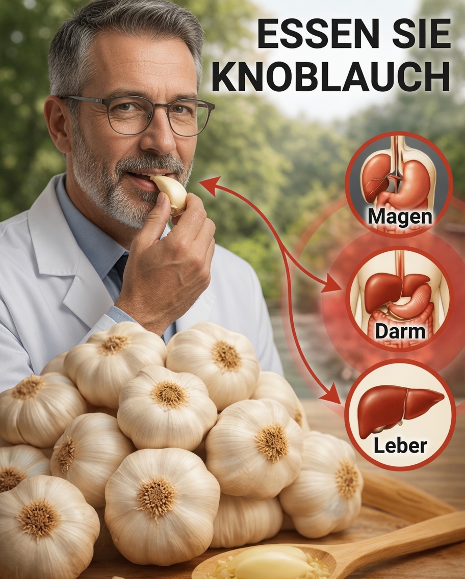 Was passiert mit deinem Körper, wenn du anfängst, jeden Tag rohen Knoblauch zu essen?
