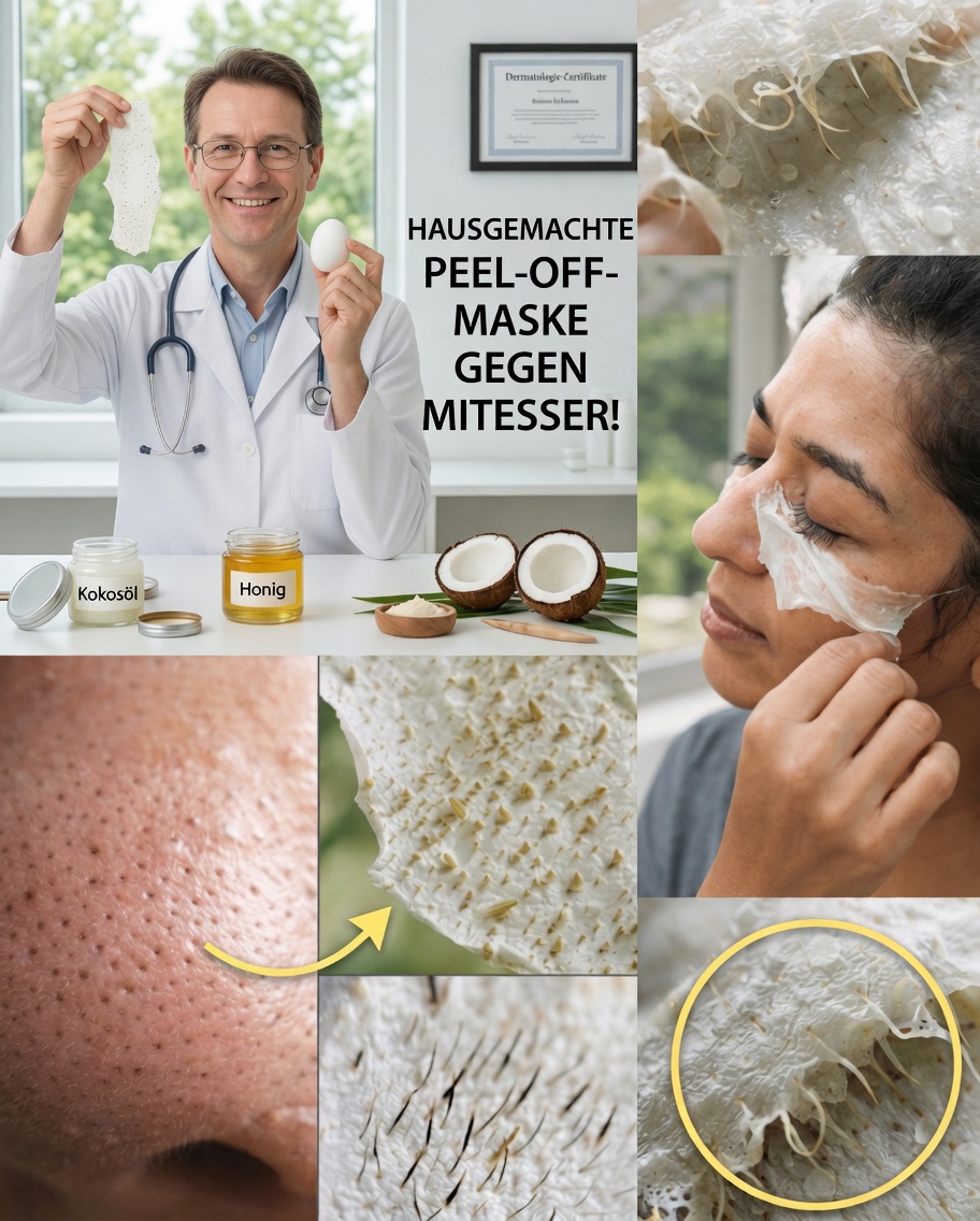 Entdecken Sie einen einfachen Hausmittel-Trick mit Eiweiß, der hilft, Mitesser auf natürliche Weise zu kontrollieren