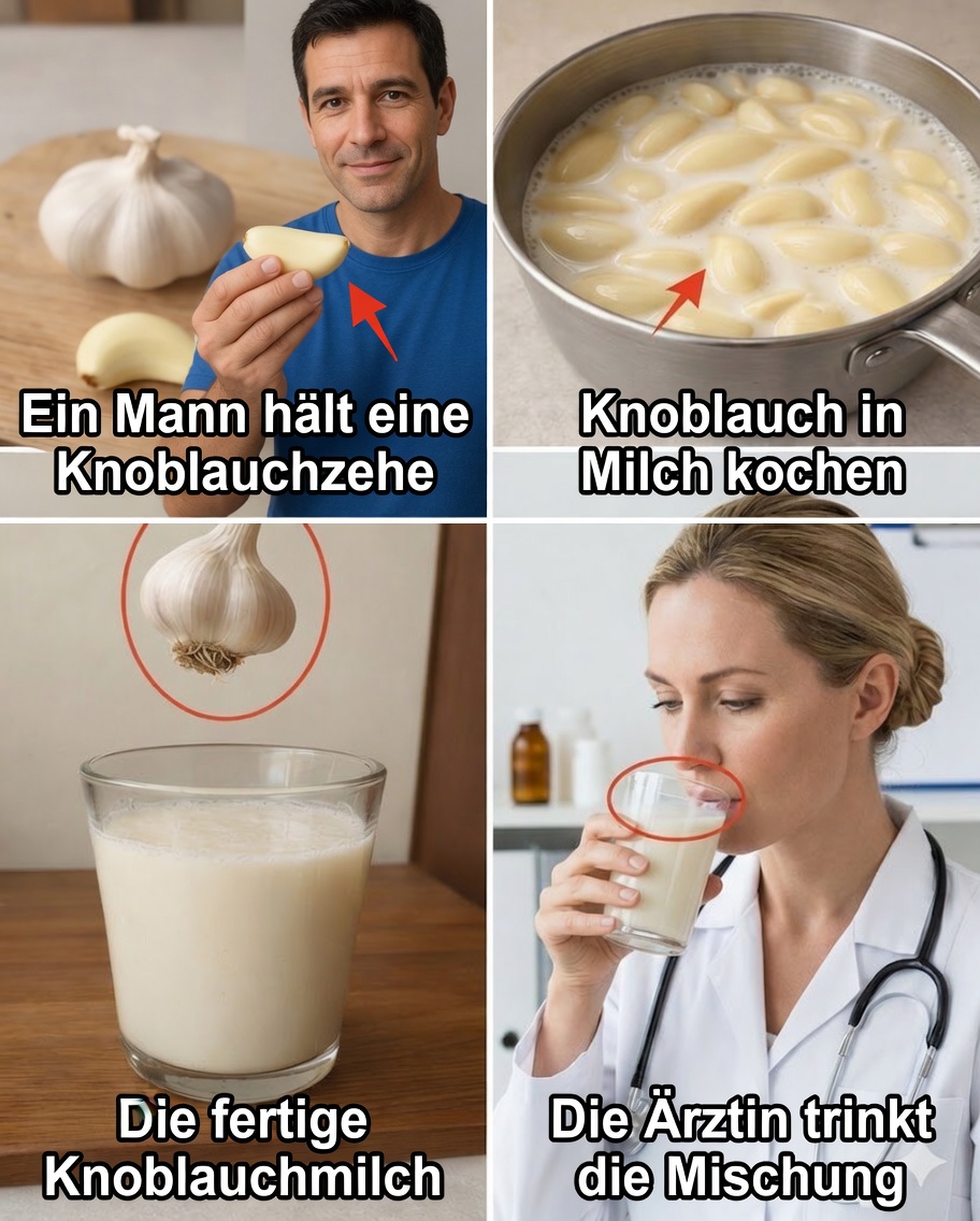 Koche Knoblauch in Milch und trinke es einmal: Warum du noch heute damit anfangen solltest