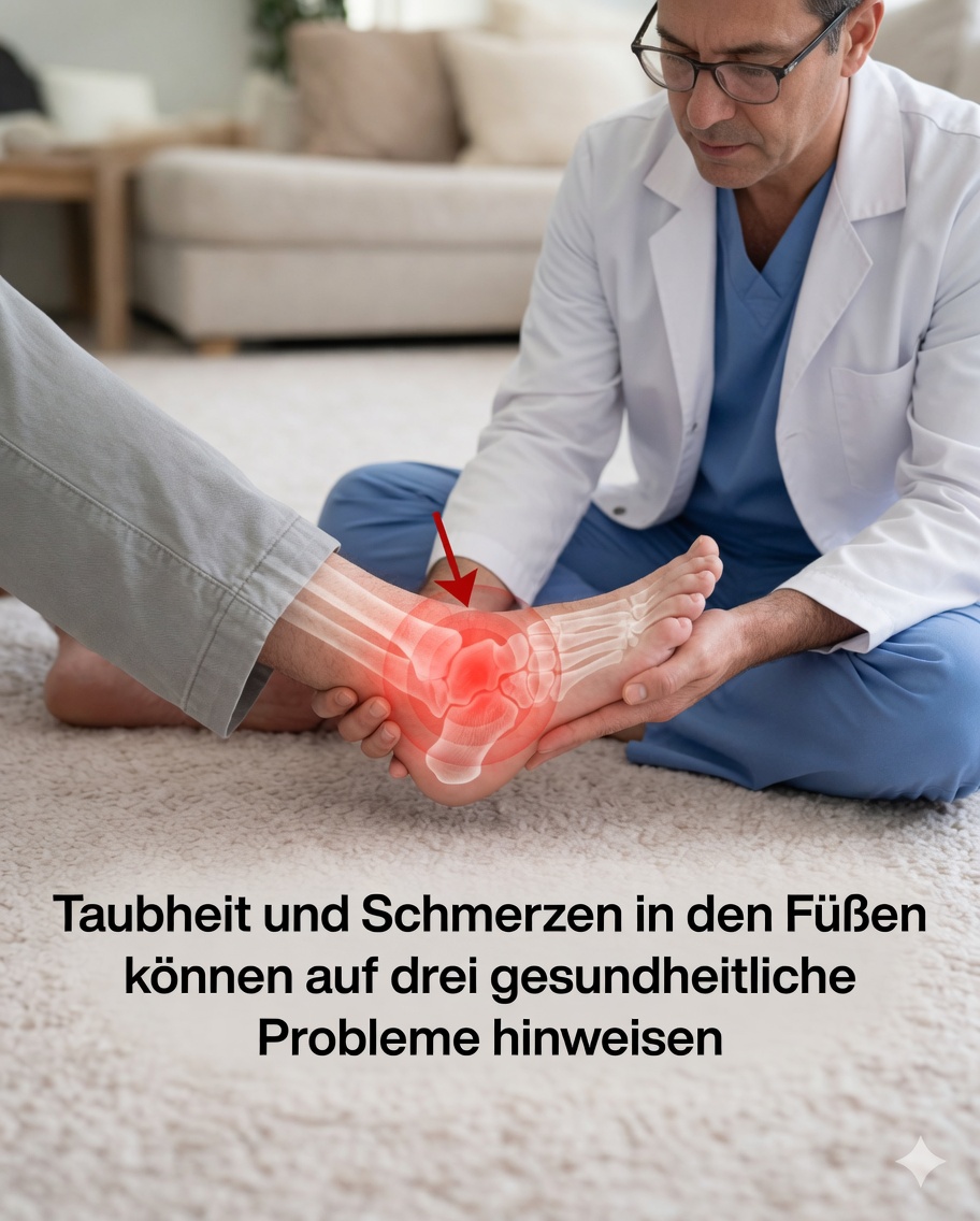 Taubheitsgefühl und Schmerzen in den Füßen: 3 Gesundheitsprobleme, die Sie nicht ignorieren sollten