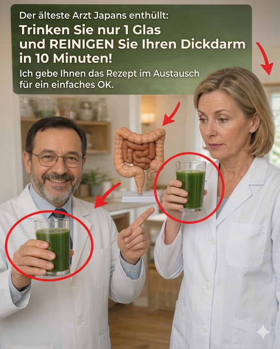 Trinken Sie dieses Glas jeden Tag, um auf natürliche Weise die Gesundheit von Darm und Prostata zu unterstützen