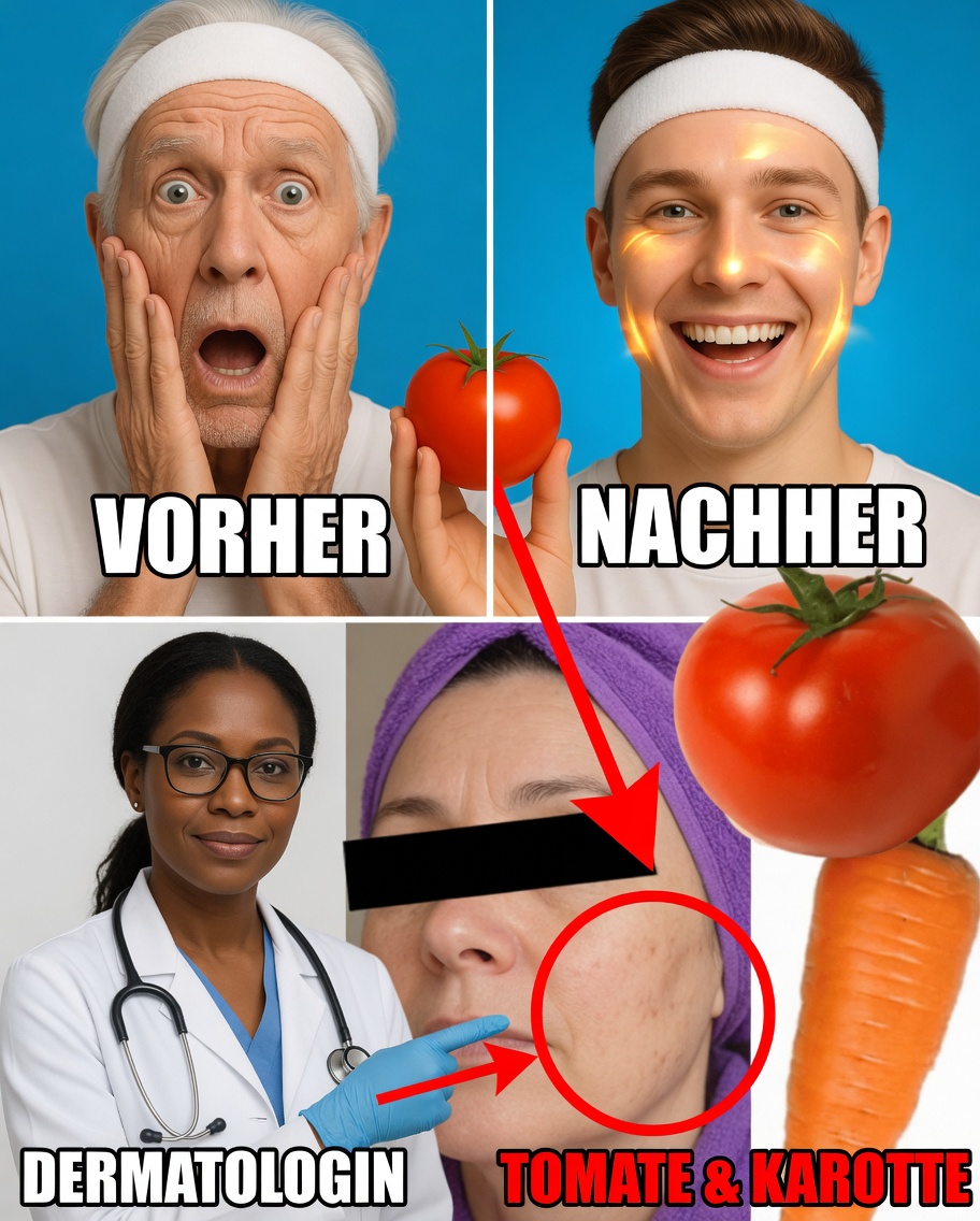 Karotten und Tomaten können Sie 10 Jahre jünger aussehen lassen – sogar nach dem 70. Lebensjahr!