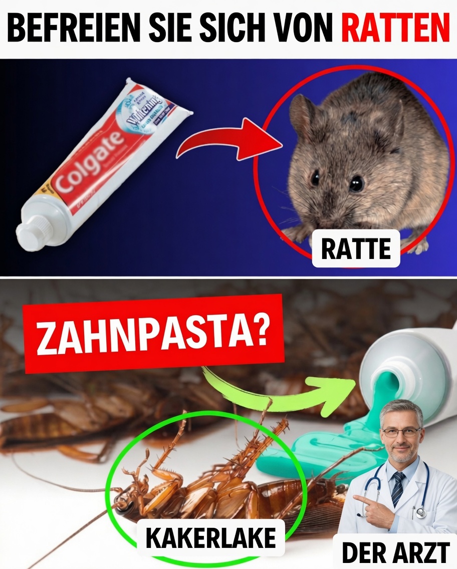 Überraschender Haus-Trick: Vertreibe Schädlinge mit Zahnpasta!