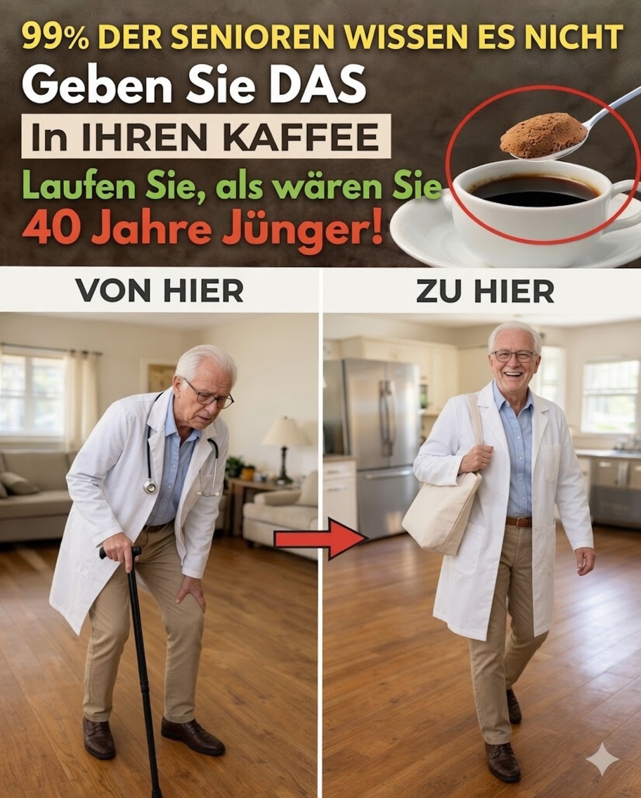 Warum fügen Senioren DIESES Pulver dem Kaffee hinzu (Vorteile, die den Alltag verändern können!)