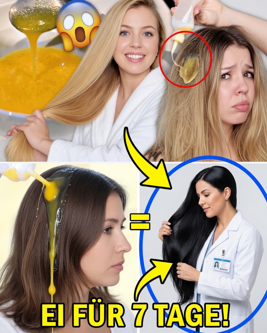 Entfesseln Sie das Haarwachstum mit der Kraft von Ei und Olivenöl
