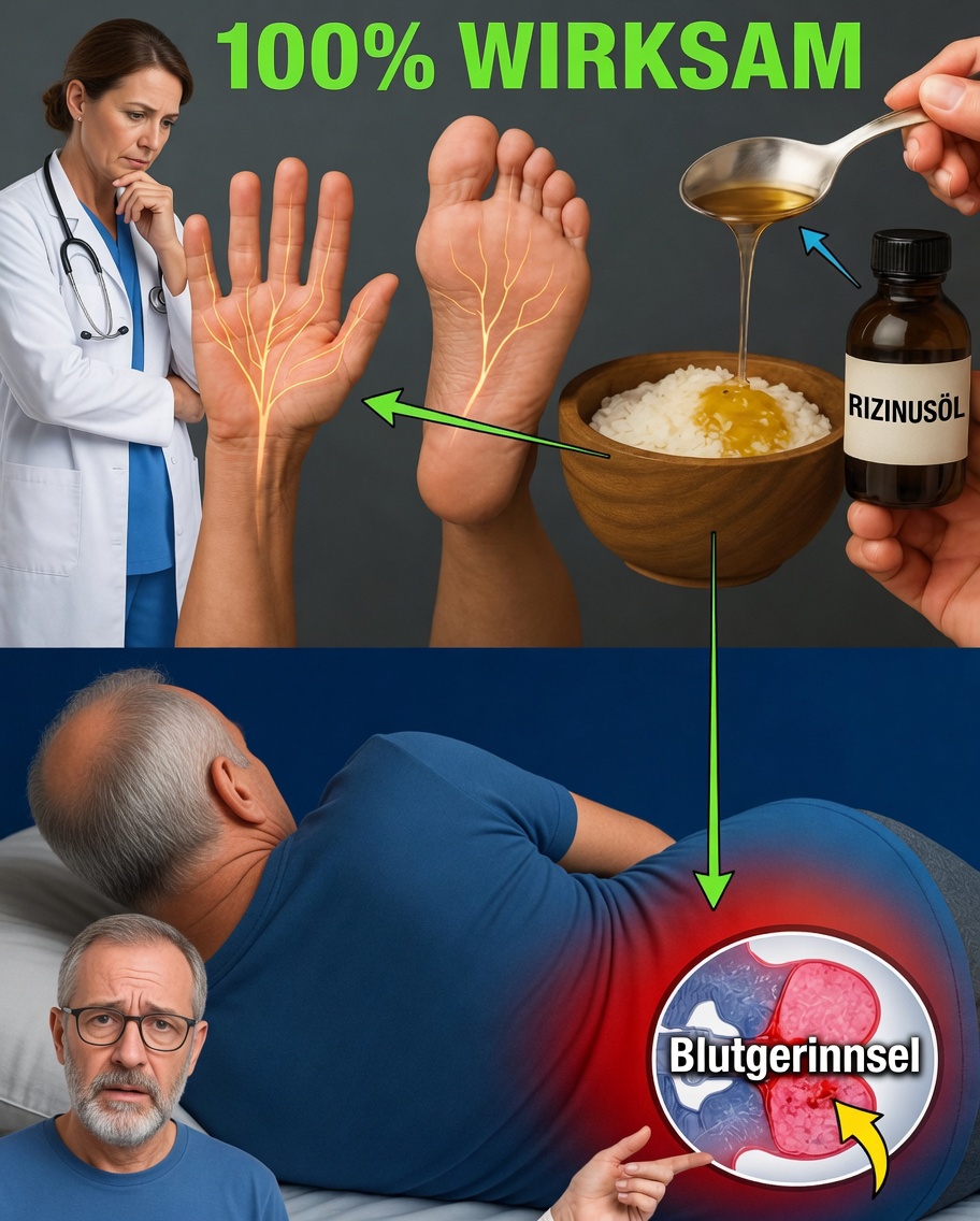 Geheimnis der alten Ärzte: 2 Tropfen Rizinusöl mit Honig können das Leben von Frauen über 50 verändern!