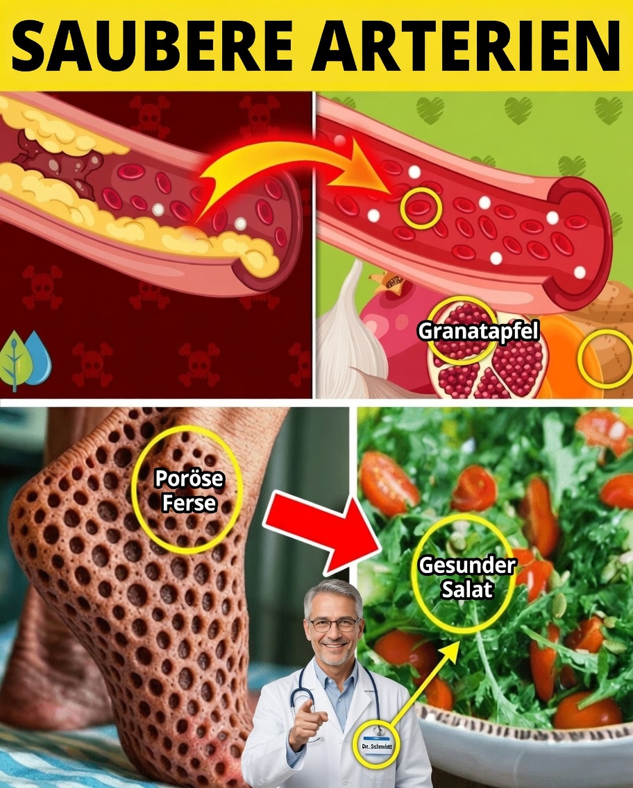 Befreien Sie die Beinarterien auf natürliche Weise mit dieser kraftvollen täglichen Mahlzeit