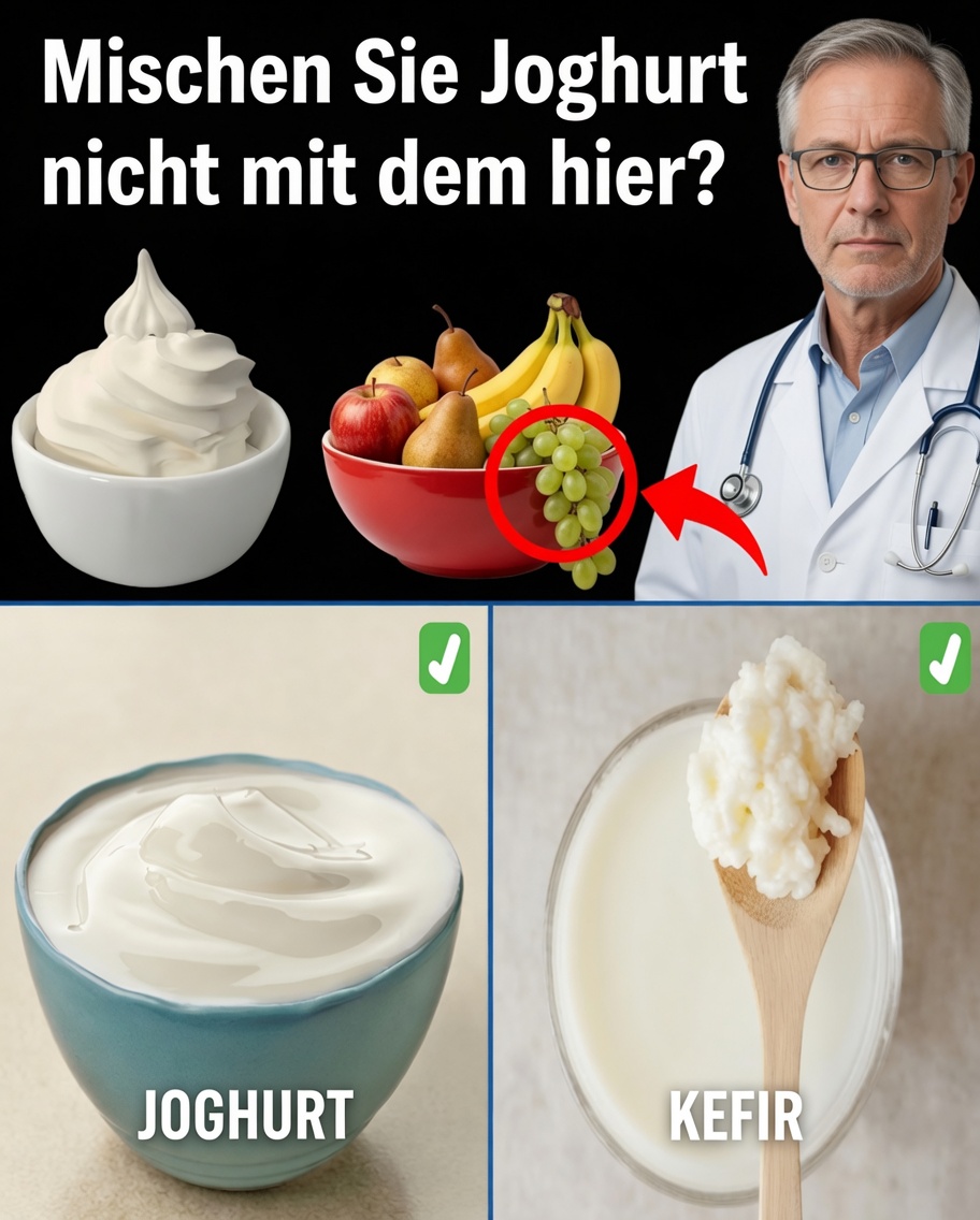 Warnung vor Joghurt: 4 Lebensmittelkombinationen, die dem Darm und der Verdauung schaden
