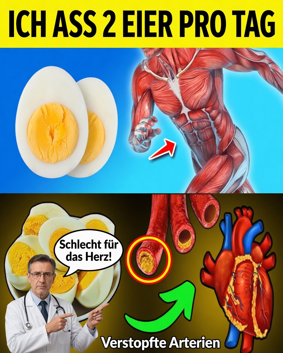 99 % der Menschen wissen das nicht: Schon der Verzehr von nur 2 Eiern pro Tag kann IRREVERSIBLE Prozesse in Ihrem Körper auslösen!