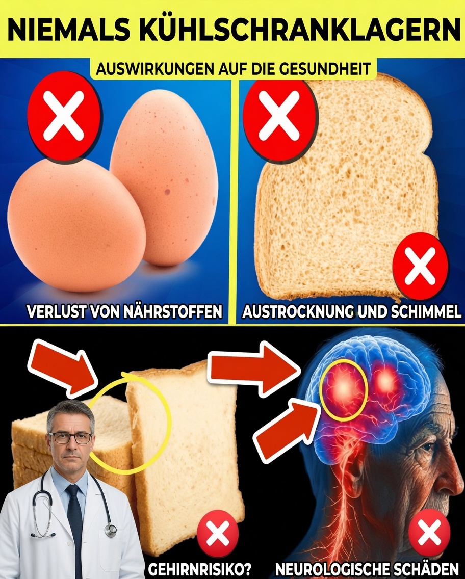 20 Lebensmittel, die du NICHT mehr im Kühlschrank aufbewahren solltest (für DEINE Gesundheit)