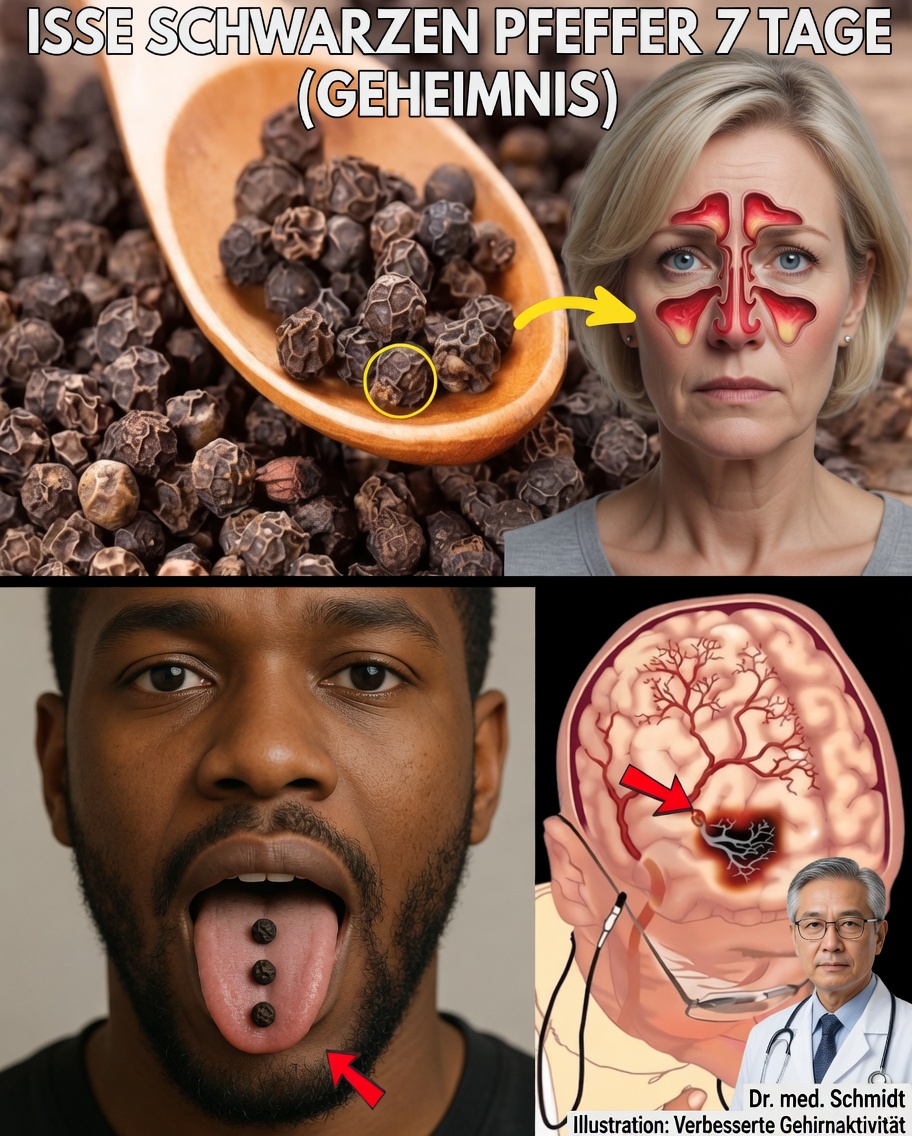 Was passiert, wenn du 7 Tage lang jeden Tag schwarzen Pfeffer isst?