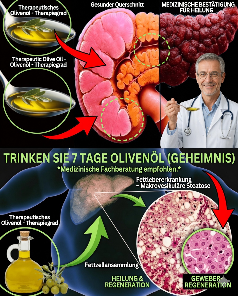 Was passiert mit deinem Körper, wenn du 7 Tage lang jeden Tag Olivenöl trinkst?