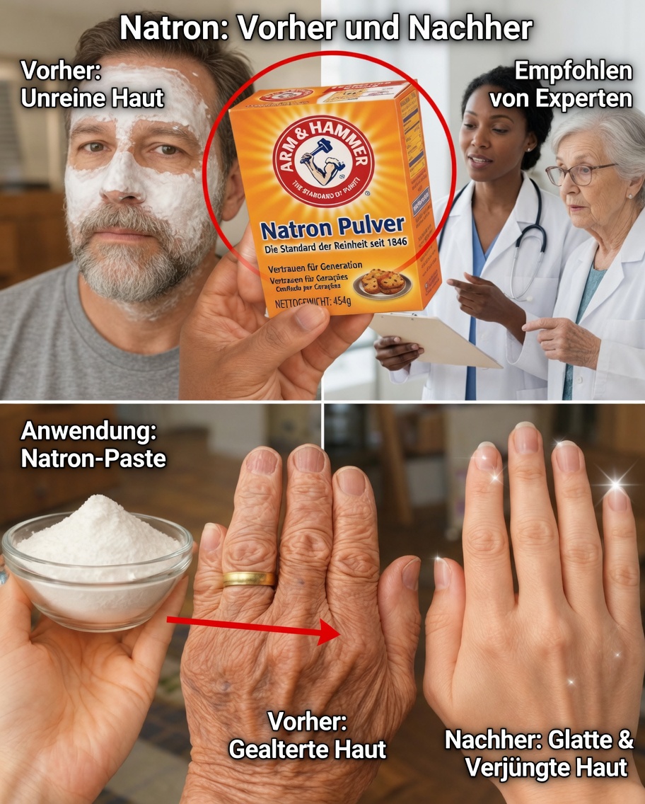 Entdecken Sie, wie Natron das Erscheinungsbild Ihrer Haut in wenigen Minuten verändern kann – sogar nach dem 70. Lebensjahr