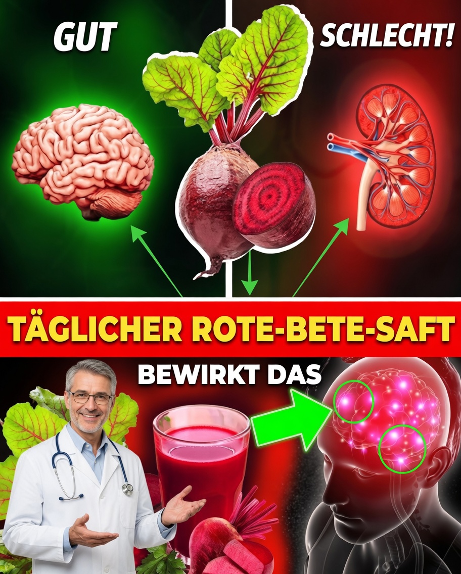 Was bewirkt Rote Bete in deinem Körper? Und die WARNUNG, die die Wissenschaft enthüllt