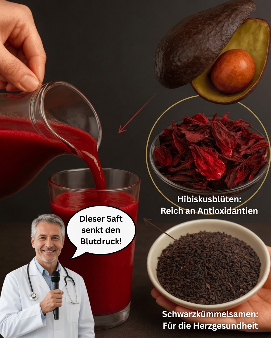 Natürlicher Avocado-, Hibiskus- und Nelken-Smoothie: Das lebendige Rezept, das Ihre Gesundheit verändern kann