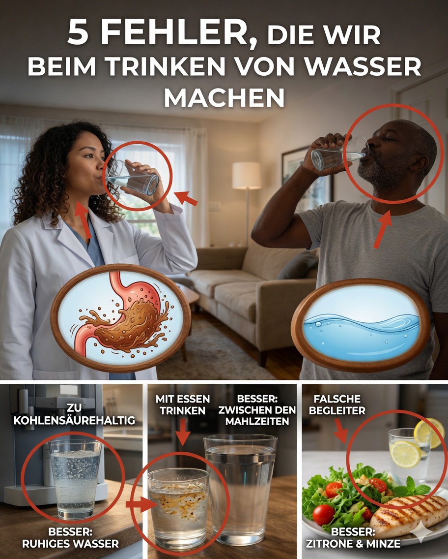 ACHTUNG! Vermeiden Sie diese großen Fehler beim Wassertrinken | 95 % der Menschen merken es nicht einmal