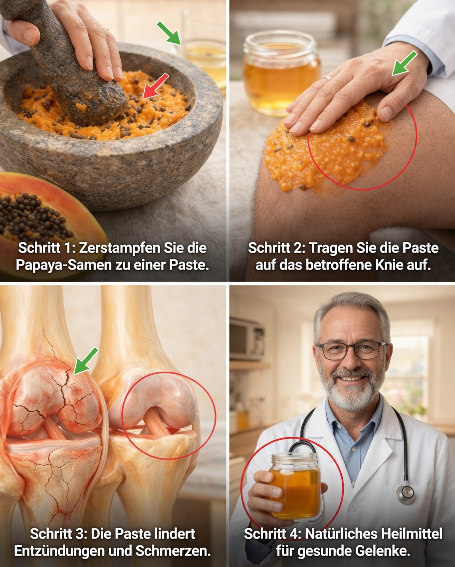 Papayasamen: Eine natürliche Möglichkeit, Beschwerden in den Knien, im Rücken und in der Wirbelsäule zu lindern