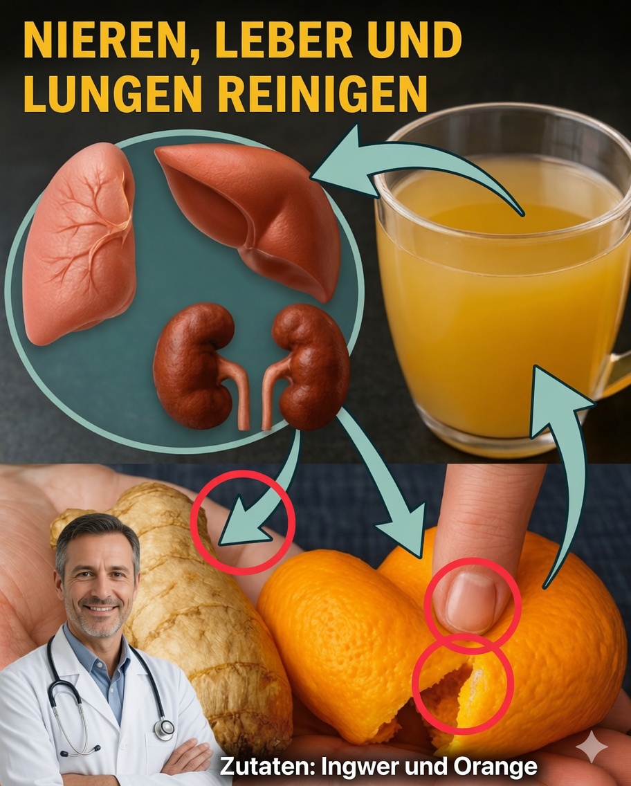 Entfesseln Sie die Kraft von Mandarinen, Nüssen und Ingwer, um Ihre Nieren, Leber und Lungen zu reinigen