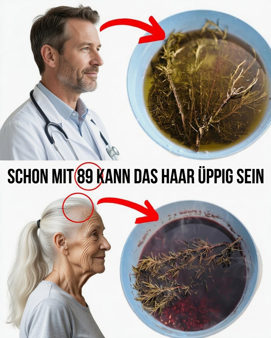 Das natürliche Geheimnis der 89-jährigen Großmutter für dickes, üppiges Haar