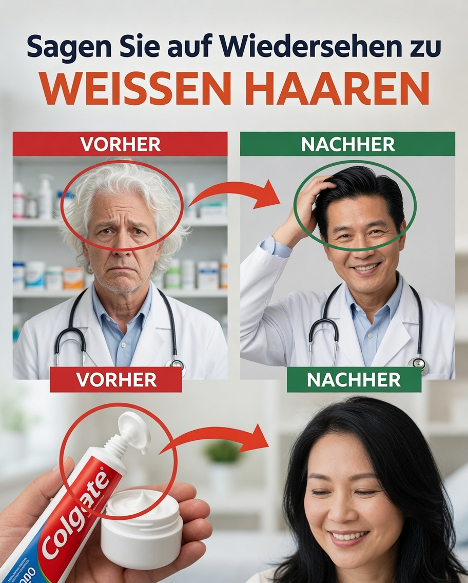 Ei und Zahnpasta im Haar: Natürliche Formel zur Unterstützung dunklerer Strähnen und stärkeren Wachstums?
