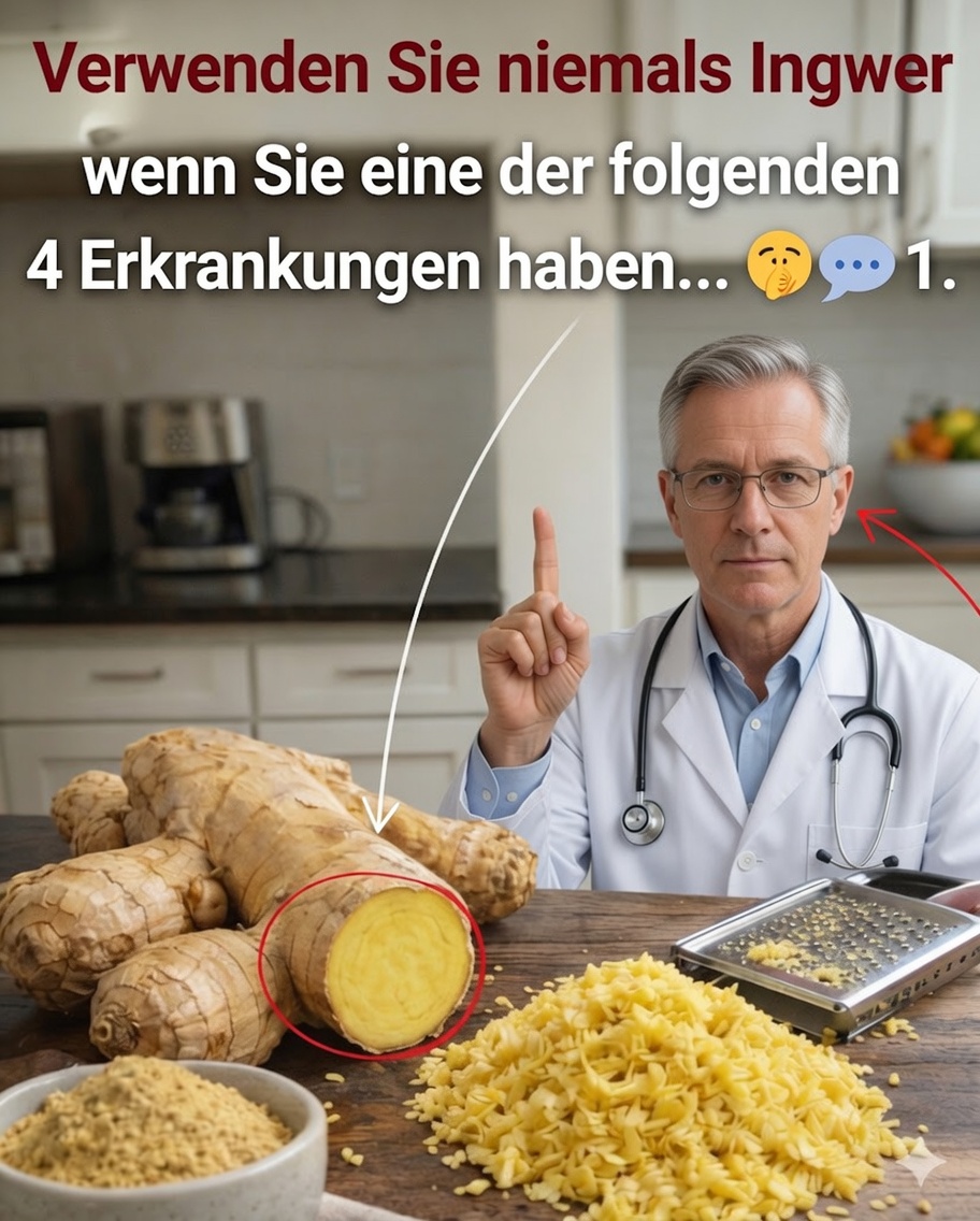 Ingwer: Eine kraftvolle Wurzel für viele – aber vermeiden Sie ihn, wenn Sie diese 4 häufigen Beschwerden haben