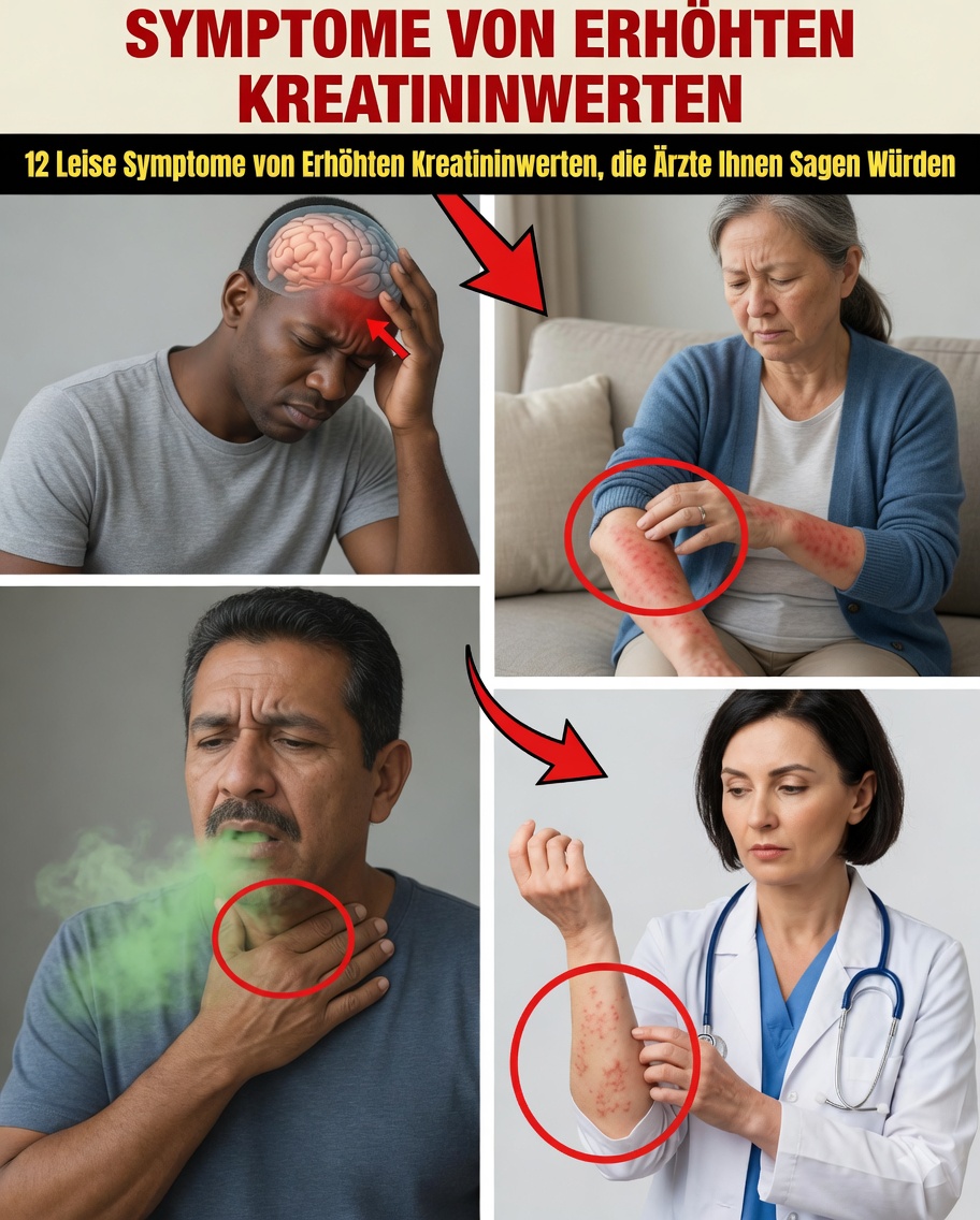 12 Stille Anzeichen für erhöhte Kreatininwerte: Was Ihr Körper Ihnen möglicherweise sagen will, bevor es zu spät ist