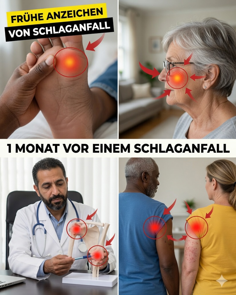 8 frühe Warnzeichen eines Schlaganfalls, die Wochen vorher auftreten können – und 9 bewährte Möglichkeiten, das Risiko zu senken