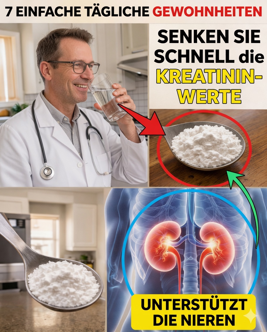 7 einfache tägliche Gewohnheiten, um Kreatinin schnell zu senken und eine Dialyse zu vermeiden