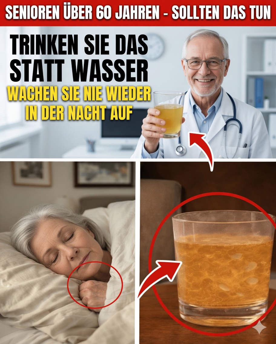 IDOSOS: Können Sie nicht die ganze Nacht durchschlafen? Trinken Sie DIES statt Wasser für sofortigen tiefen Schlaf