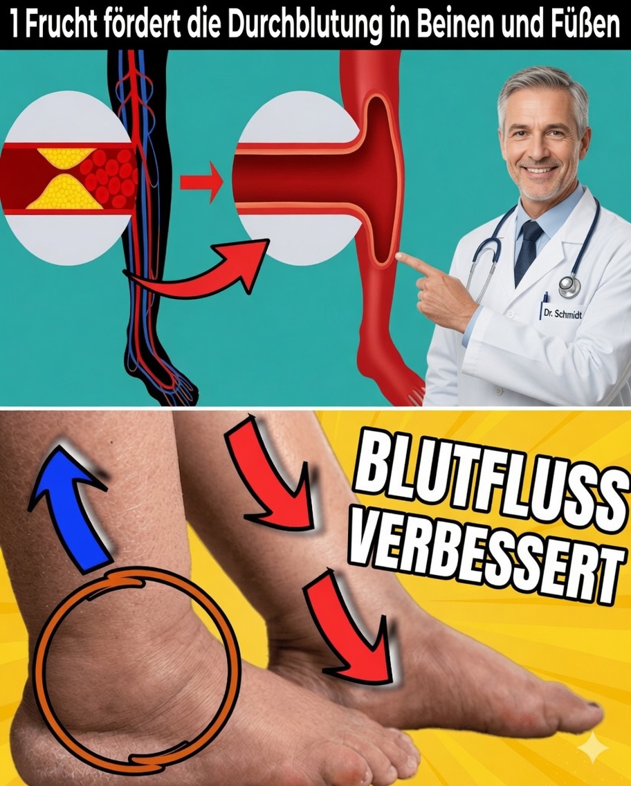 Top 5 natürliche Getränke, die die Durchblutung und den Blutfluss in den Beinen sofort verbessern können