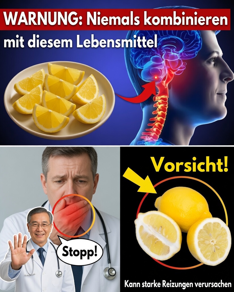 Wenn die Zitrone nach 60 toxisch wird: Vermeiden Sie diese drei Lebensmittelkombinationen