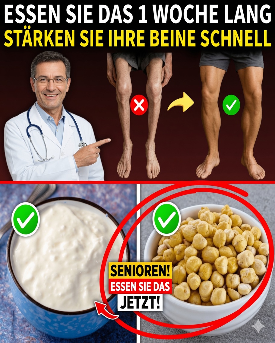 Das Geheimnis für stärkere Beine nach 60: Entdecken Sie diese 3 kraftvollen natürlichen Getränke
