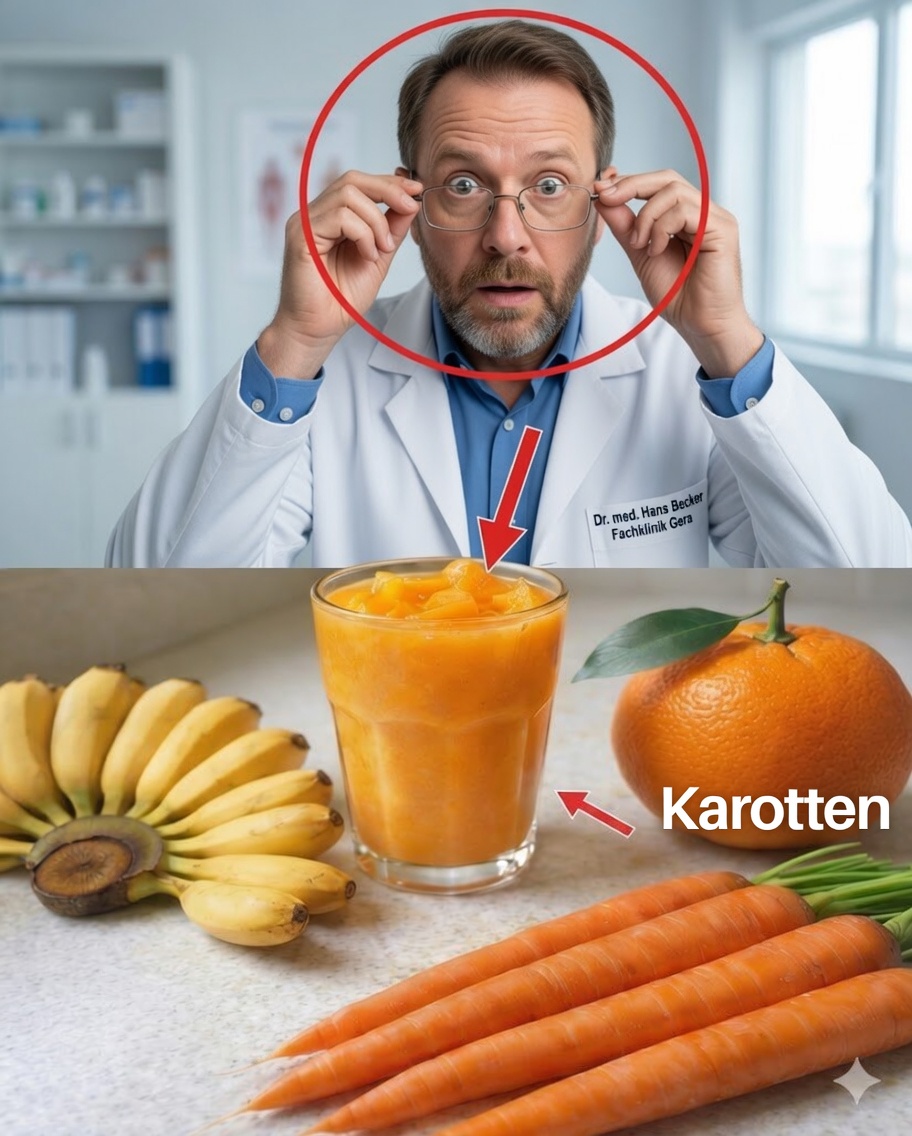 Ein einfacher Smoothie, der Ihren Augen helfen kann: Die natürliche Kraft von Orange, Karotte und Banane