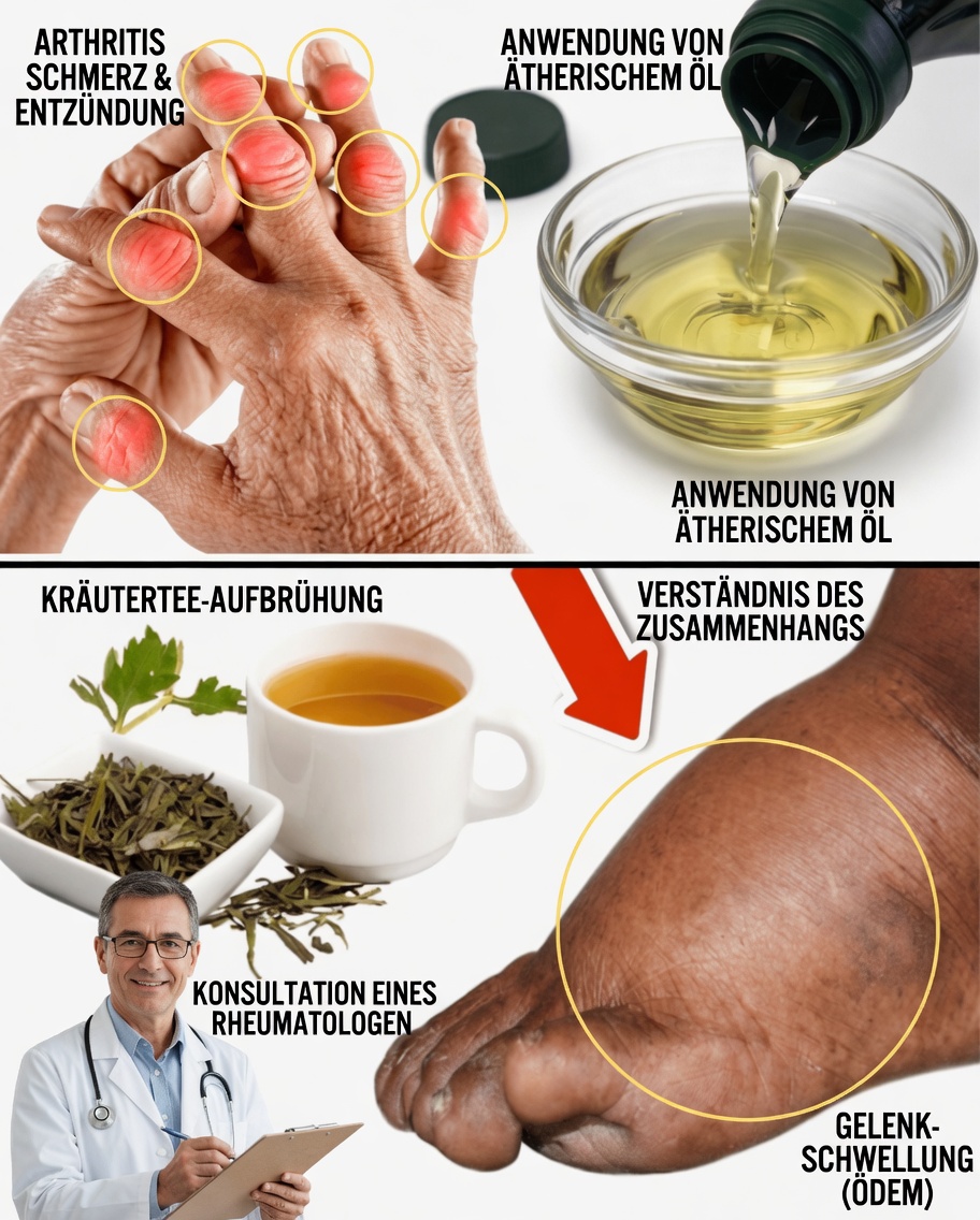 Trinken Sie diesen Kräutertee und verabschieden Sie sich von geschwollenen Beinen, Knöcheln und Füßen