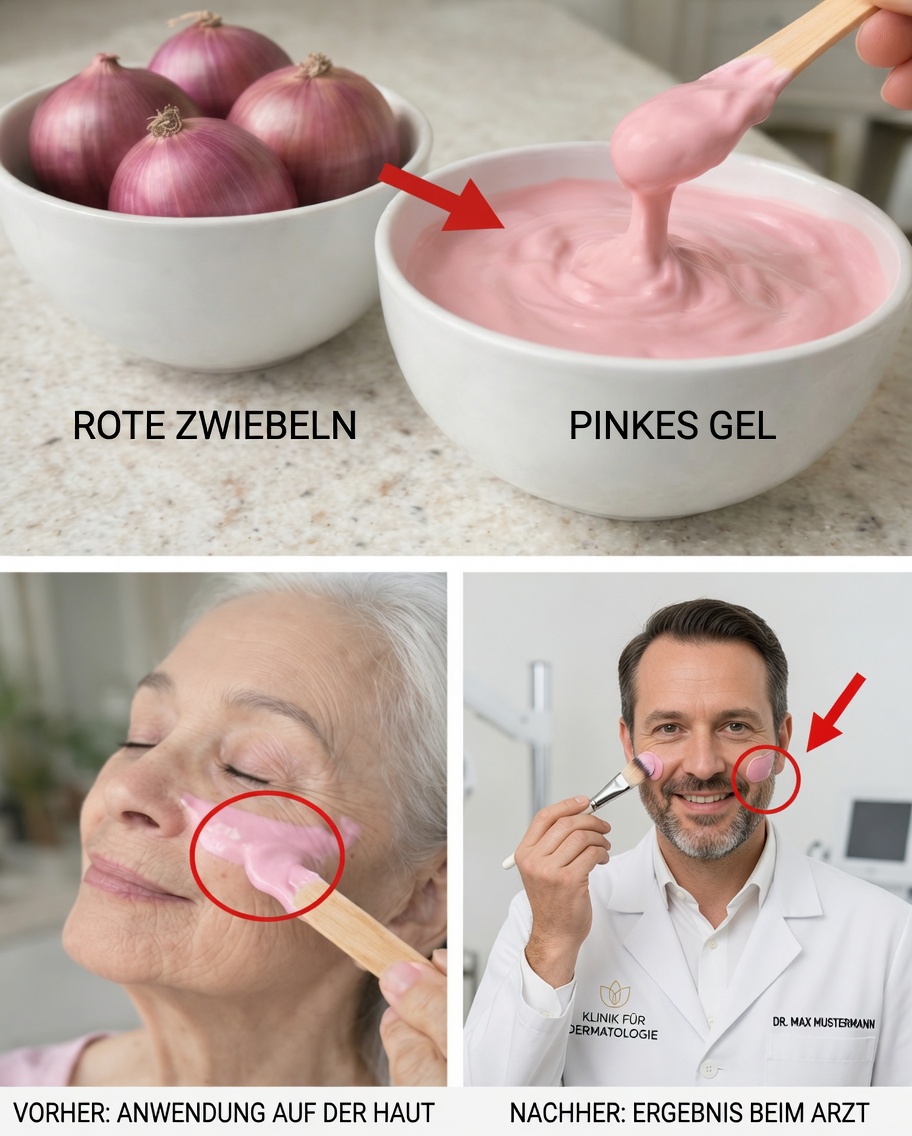 Die überraschende Kraft rosafarbener Zwiebeln für glattere und jüngere Haut