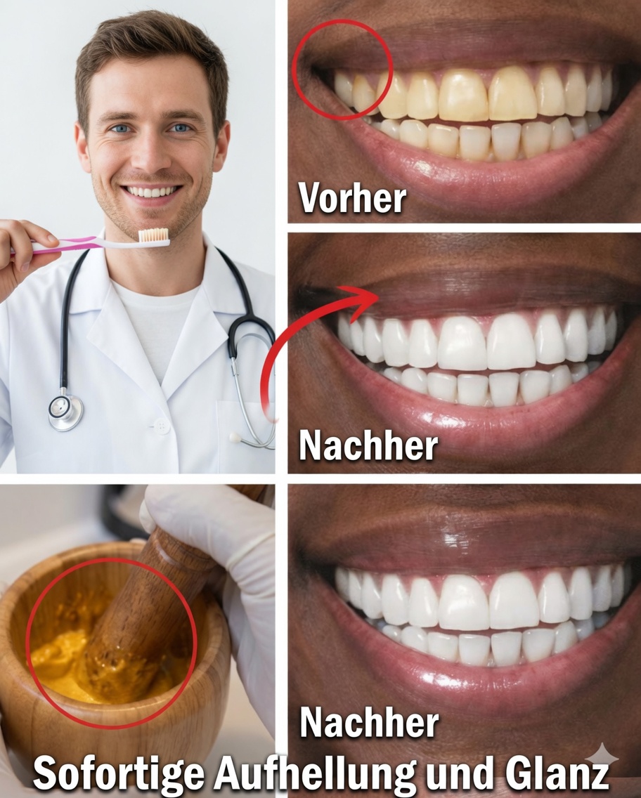 Wie man gelbliche Zähne natürlich zu Hause aufhellt: Das kraftvolle Geheimnis von Banane, Ingwer und Zitrone, das Aufmerksamkeit erregt