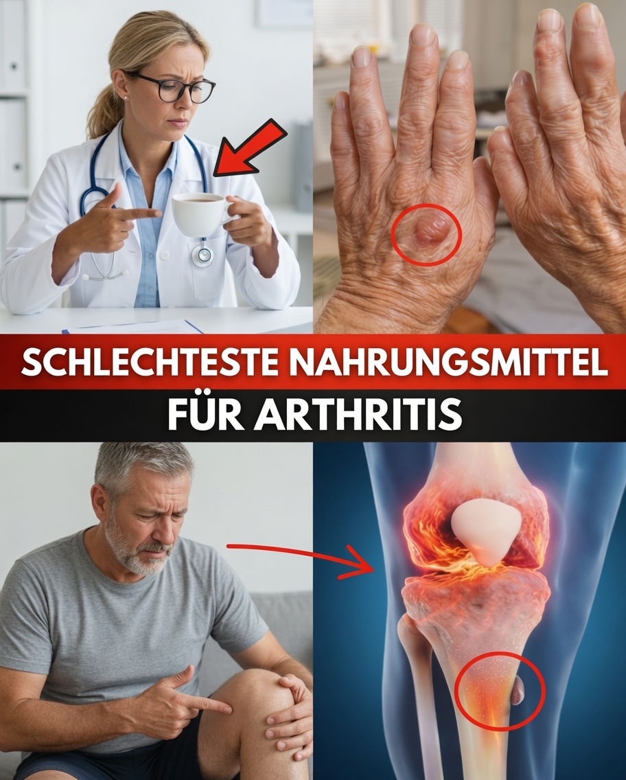 Die schlimmsten Lebensmittel, die Ihre Arthritis-Schmerzen still und heimlich verschlimmern könnten – und die basischen Lebensmittel, die zur Linderung beitragen können