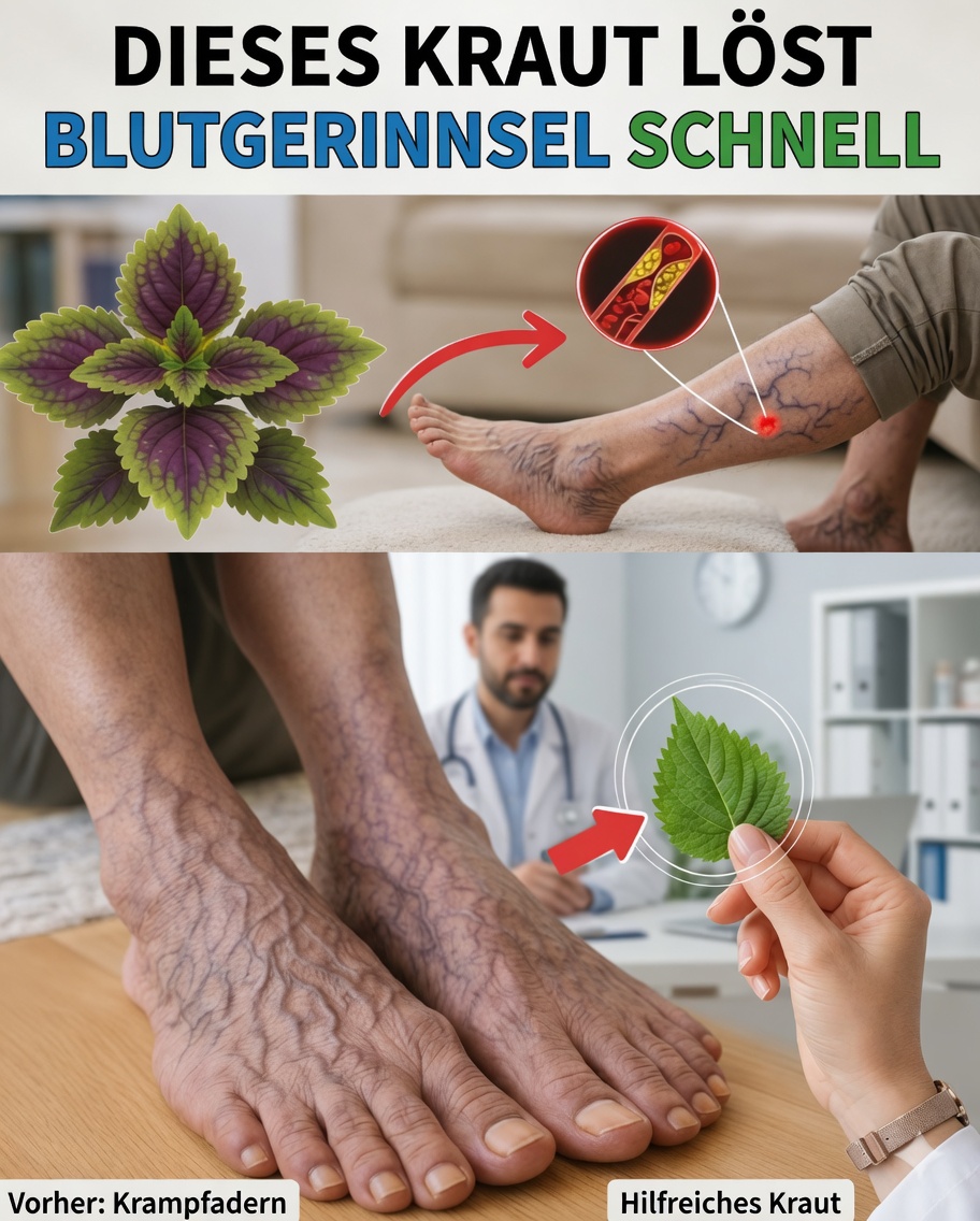 6 kraftvolle Kräuter, die auf natürliche Weise die Durchblutung verbessern und das Risiko von Blutgerinnseln verringern können