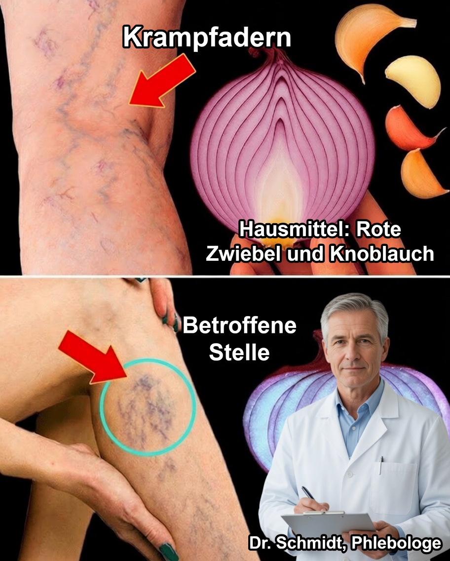 Adeus zu Krampfadern: Das natürliche Küchengeheimnis, das Ihre Beine verwandeln kann