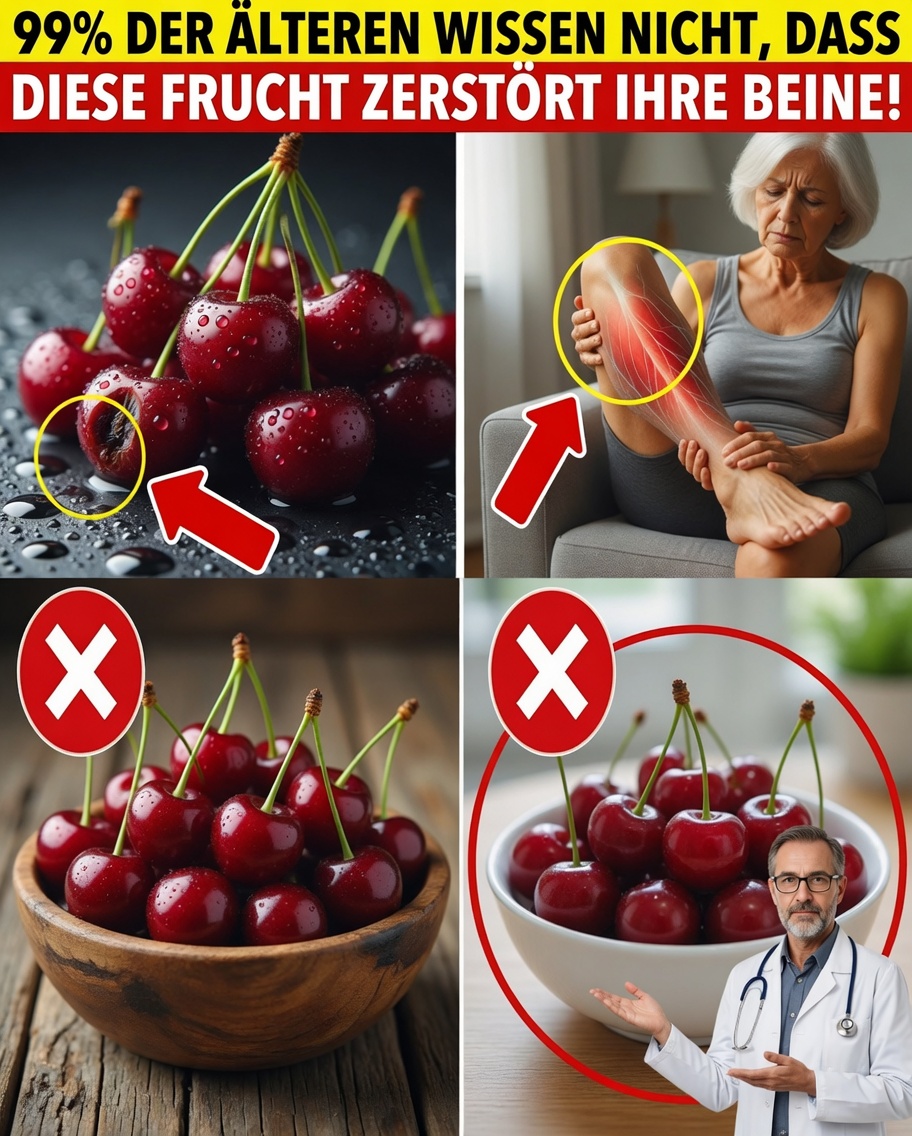 Senioren, Vorsicht! 7 Früchte, die Ihre Beine schwächen könnten (und 8 natürliche Alternativen, um die Kraft zurückzugewinnen)