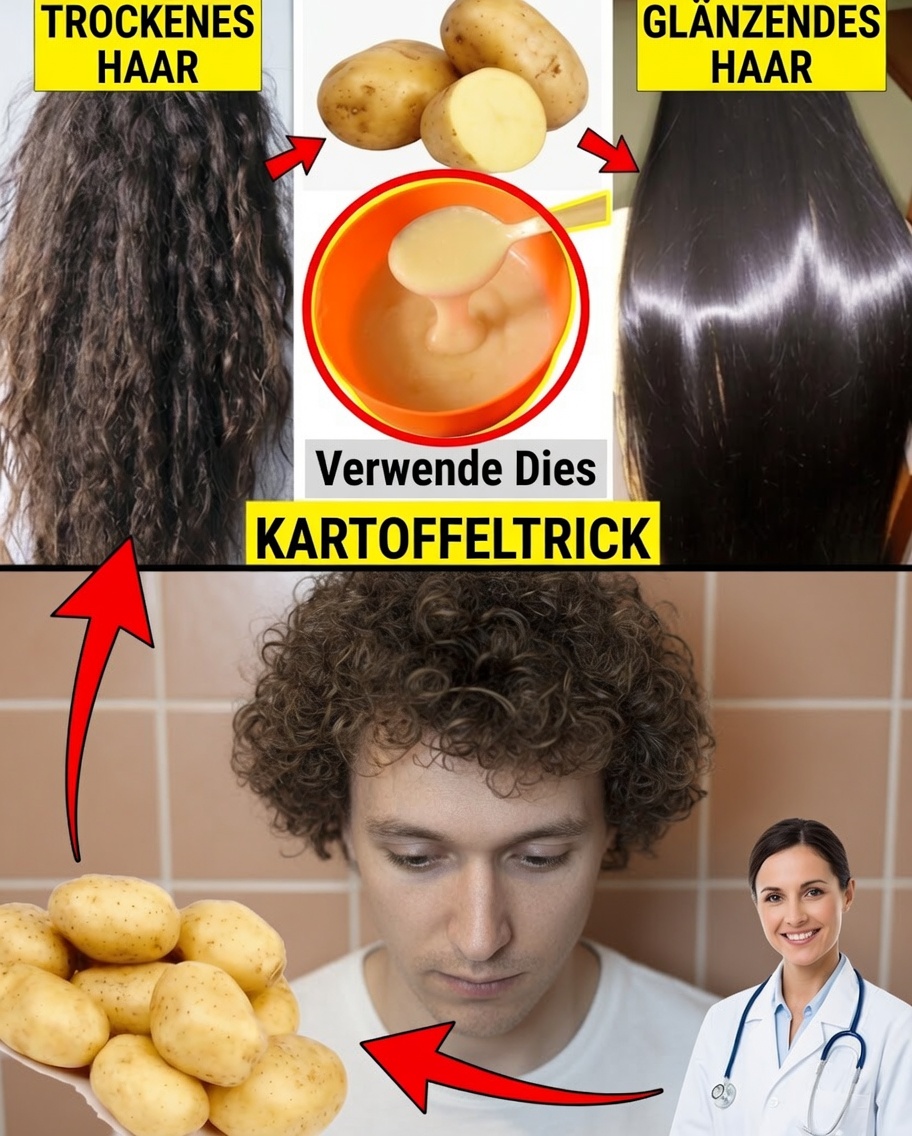 Japanisch inspiriertes Kartoffelsaft-Haar-Treatment für schnelleres, natürliches Haarwachstum