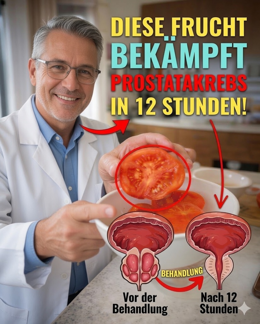 Tomate: Das einfache Lebensmittel, das helfen kann, die Prostatagesundheit nach dem 50. Lebensjahr zu unterstützen