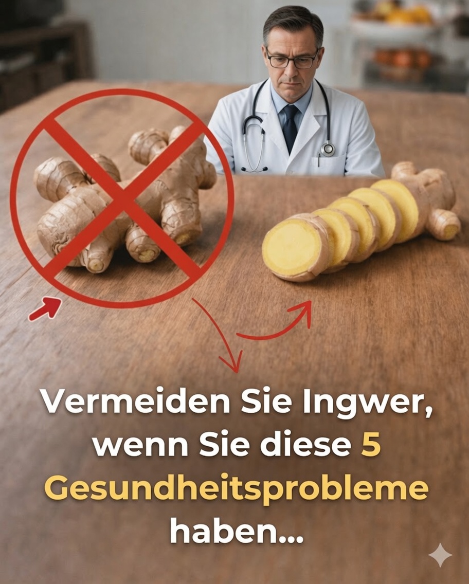 Verwenden Sie keinen Ingwer, wenn Sie zu einer dieser 5 Personengruppen gehören
