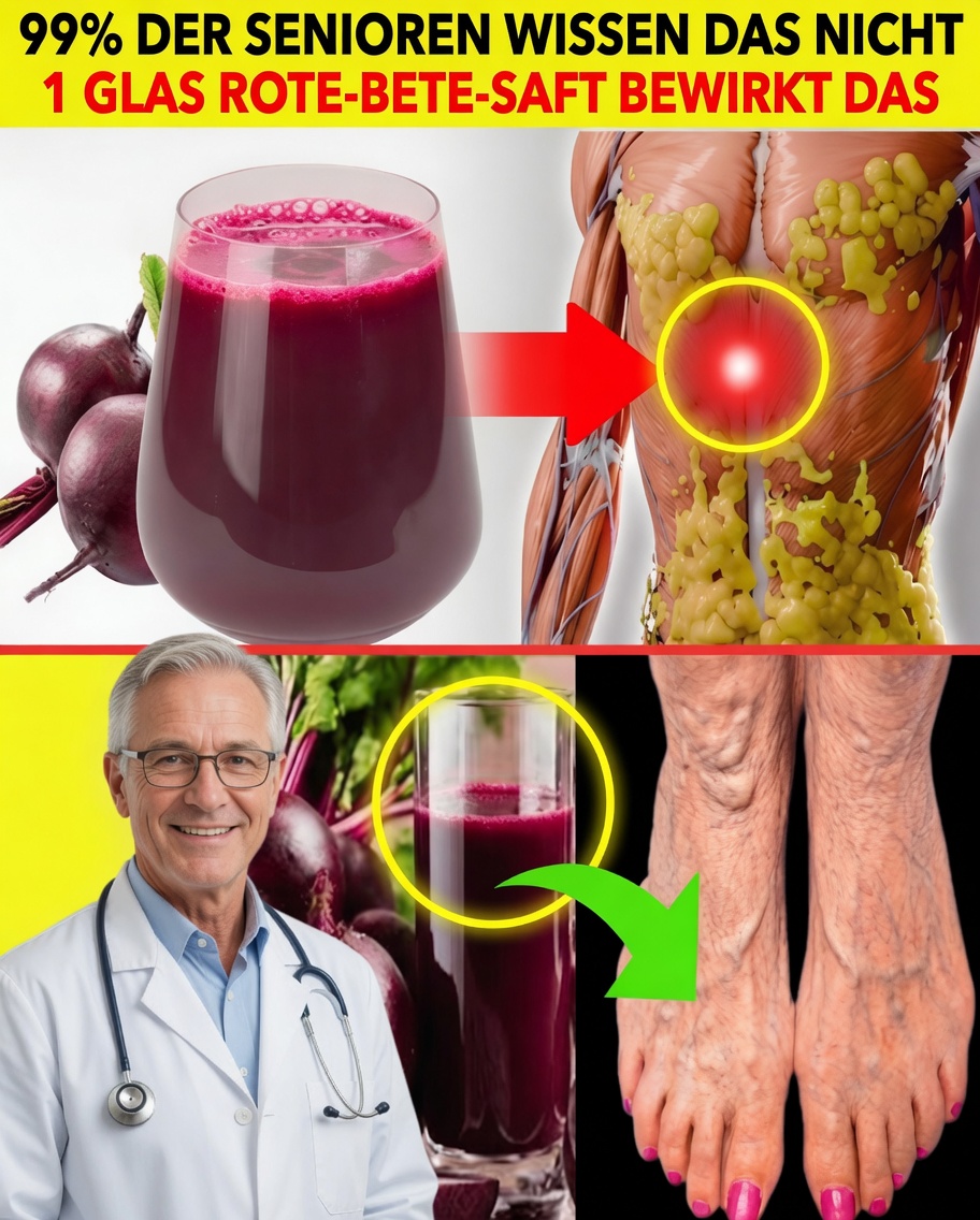 Ein Glas Rote-Bete-Saft am Morgen kann für ältere Menschen alles verändern