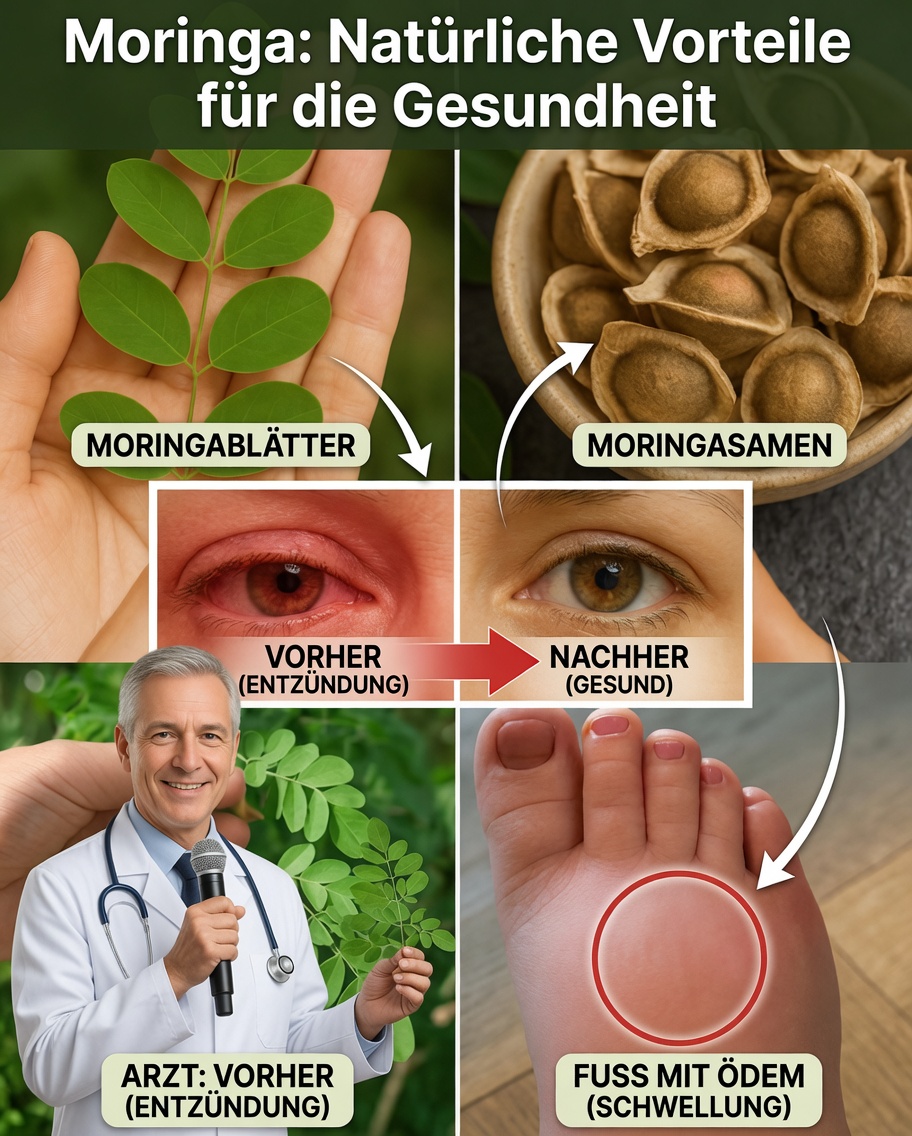 Entdecken Sie die beeindruckenden Geheimnisse der Moringa: Verbessern Sie Ihre Gesundheit und Ihr Sehvermögen auf natürliche Weise