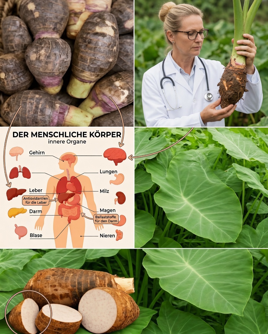 Taro-Wurzel: Die verborgene Kraft unter der Erde