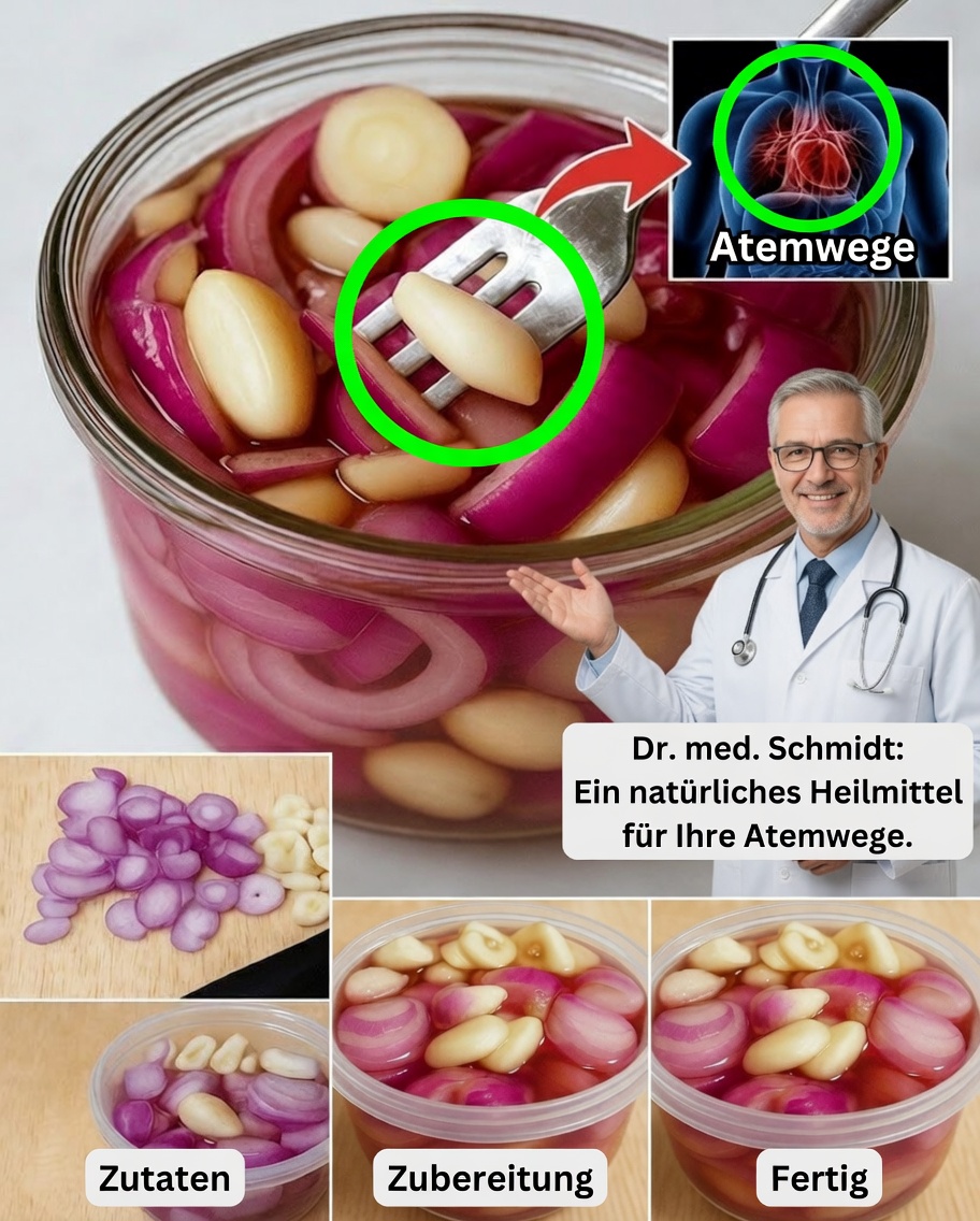 Atmen Sie besser mit roter Zwiebel, Knoblauch und Honig: Ein natürliches Heilmittel für die Lunge