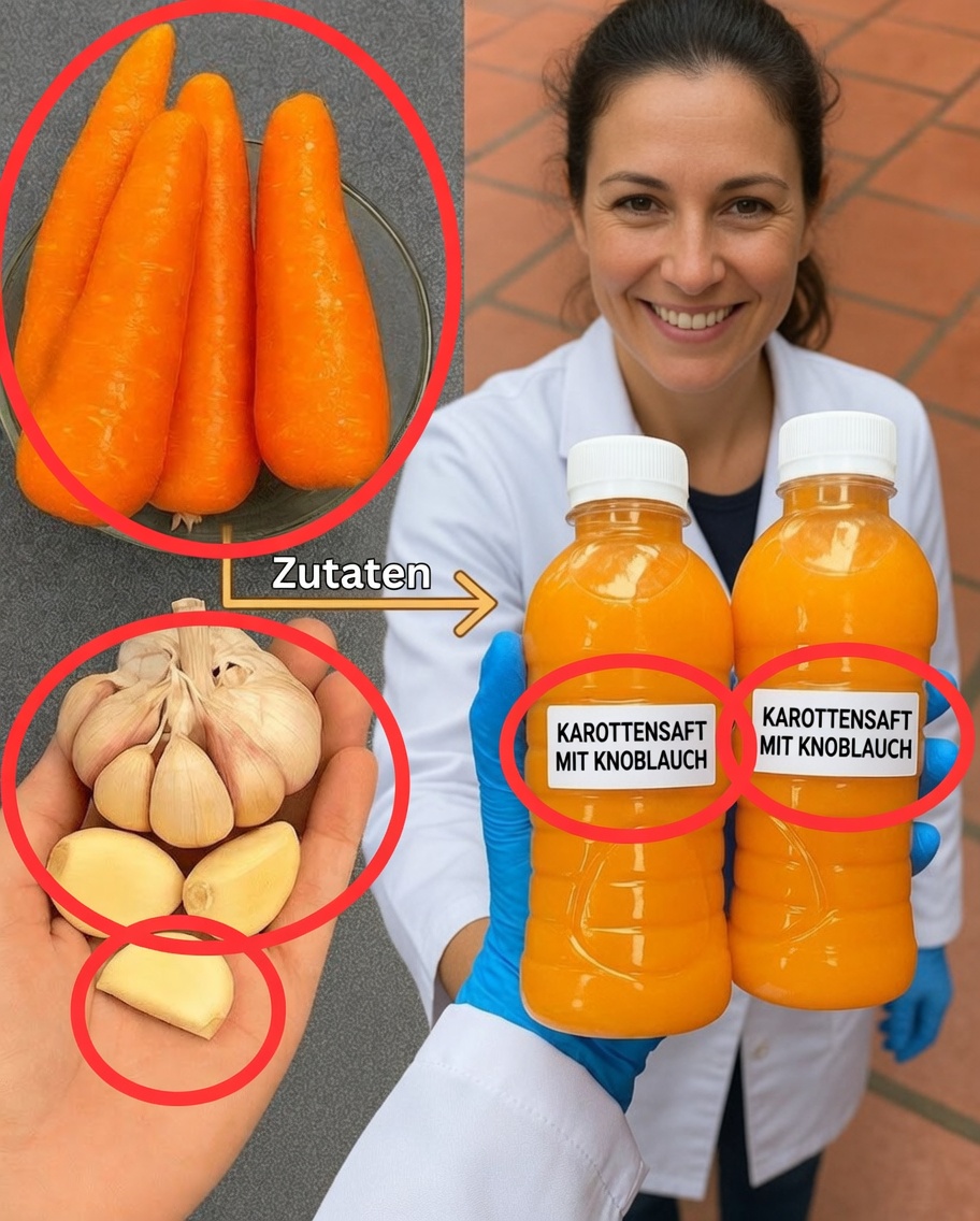 Karottensmoothie mit Knoblauch: Ein natürlicher Schub für Ihr Herz